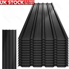 12 X Roof Sheets Corrugated Profile Galvanized Roofing Panel Garage Carport Shed