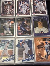 CHICAGO CUBS LOT OF 342 MLB BASEBALL CARDS TOPPS UPPER DECK SCORE,FLEER LEAF