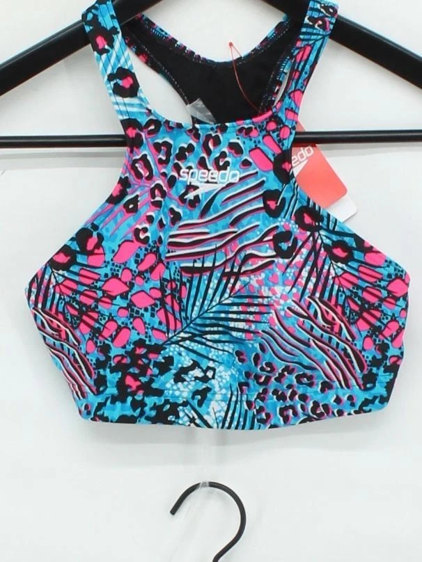 Speedo padded cheeky athletic bikini set in multi RRP £35 - Image 3 of 4