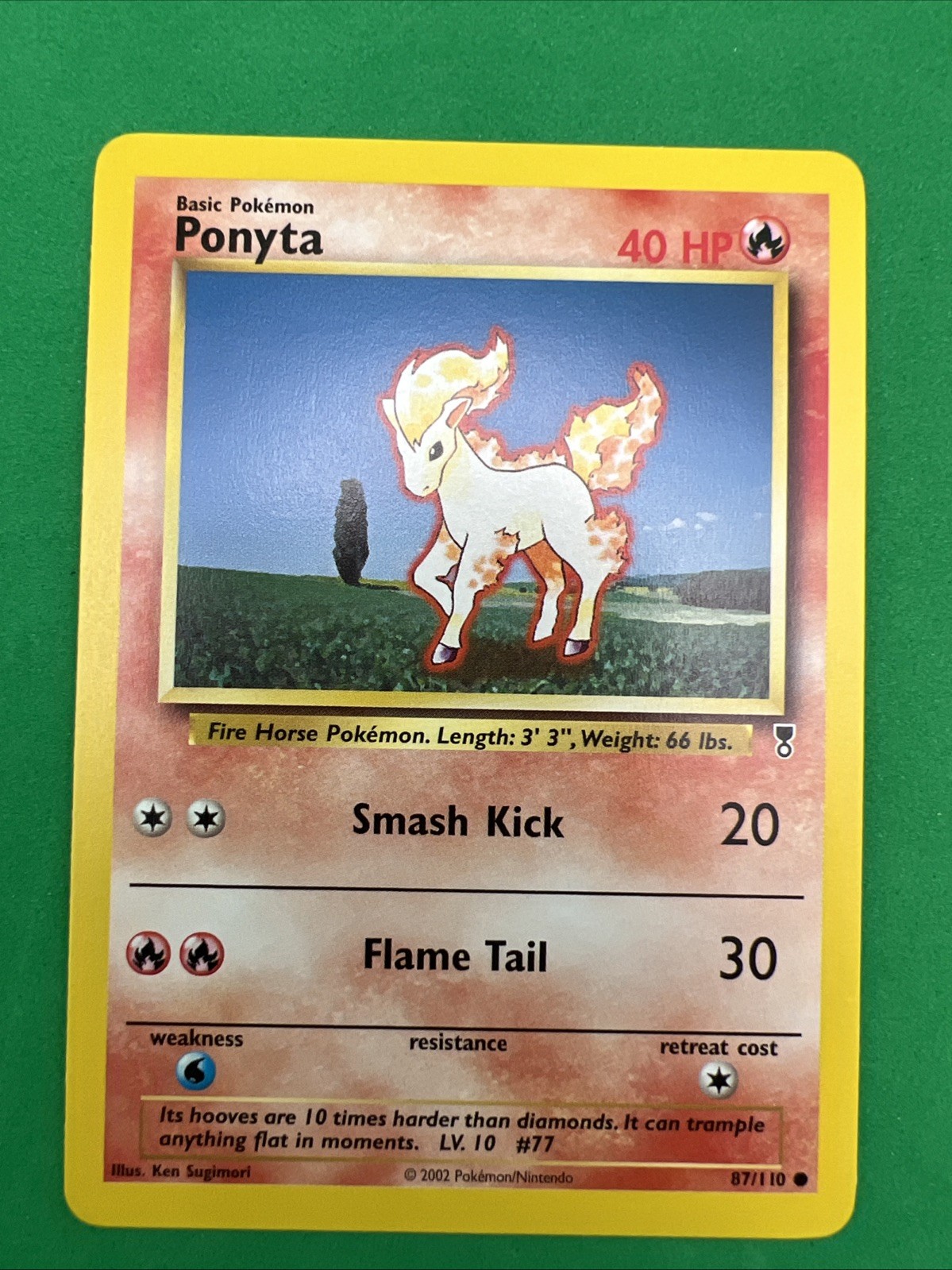 Ponyta - 87/110- Legendary Collection - Common - Pokemon Card  - NM