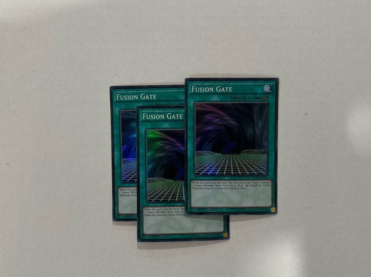 Yu-Gi-Oh 3x Fusion Gate FUEN-EN050 1st Edition Super Rare Card NM
