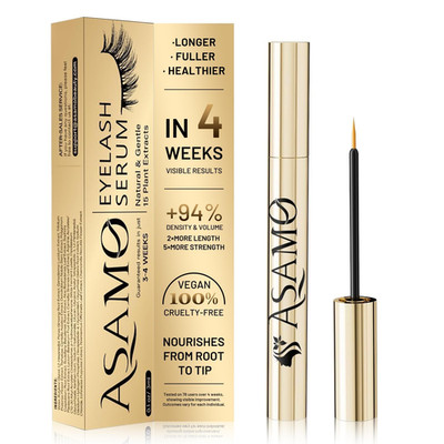 Eyelash Growth Serum, 15 Plant Extracts, Oil Free Lash Enhancing Formula
