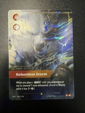 Riftbound: Volibear - Relentless Storm - 300*/298 - Signature — live eBay listing