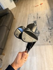 TaylorMade Milled Grind Black Wedge Set 50/54/58 Dynamic Gold Steel Shafts