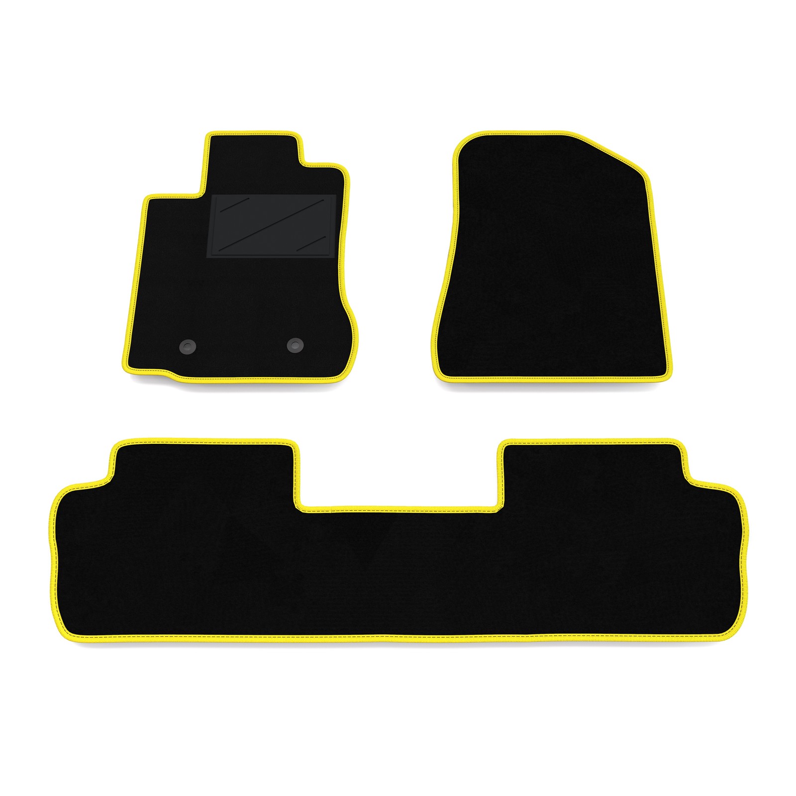 Tapis de sol sur mesure Toyota Corolla 2002-2007 protection arrière noire