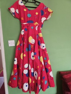 Vintage 80er Jahre Howard Wolf 50s Style Kleid Vollkreis Rückenfrei