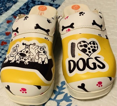 without box Clogs Orthopedic I Love Dogs Terlik Sabo Size 38  Size 5 On  G2U