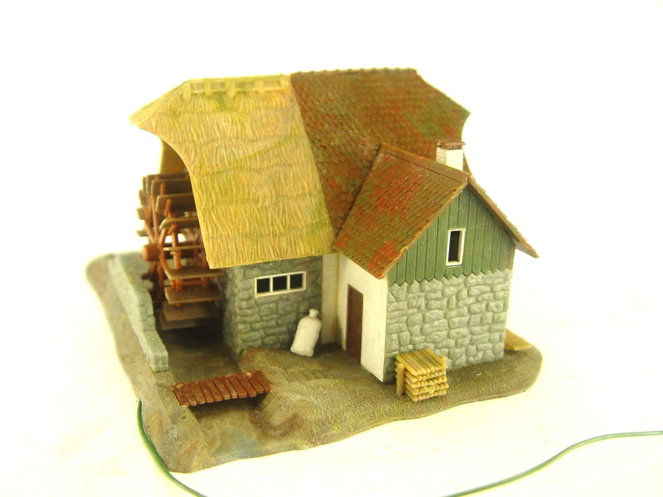 Wassermühle m. Elektromotor  - Faller  HO Fertigmodell  - #10   #E   gebr. - Bild 3 von 4