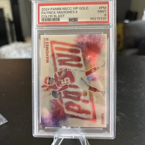 2024 Panini National VIP Gold Pack PATRICK MAHOMES II Color Blast /44 SSP PSA 9