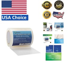 Black Fabric Repair Tape Boat Covers Canvas Tent Repair Tape Camper RV Awning