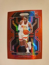 2021-22 Panini Prizm - Usman Garuba #321 Red Hyper Prizm (RC)