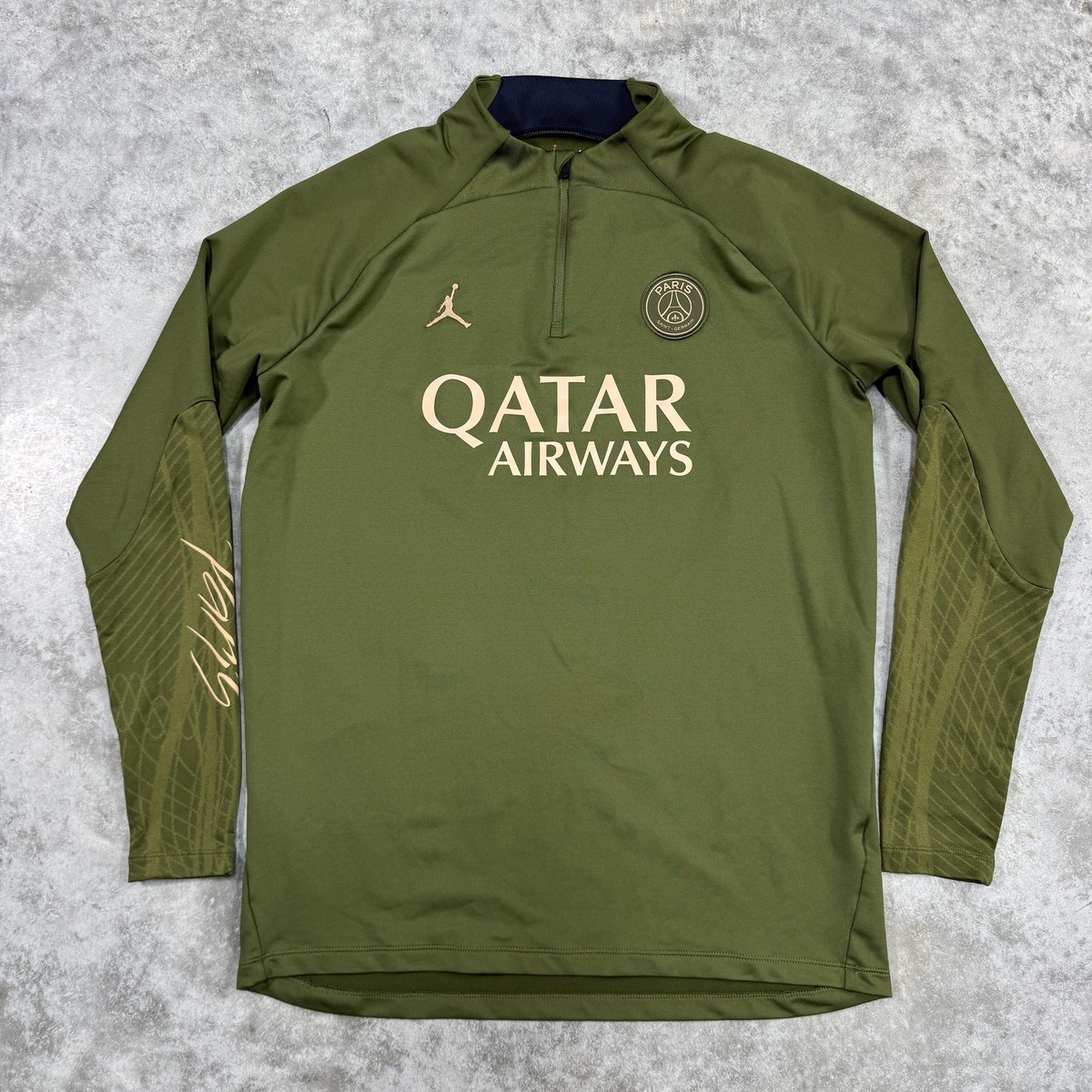 Jordan QATAR AIRWAYS 長袖ジャージ L Paris Saint-Germain Shirt Mens Large Jordan Qatar Airways