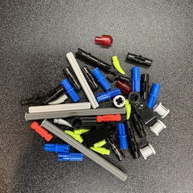Rare Exclusive LEGO Bionicle 8935 Nocturn Parts, blue marble lime silver pieces