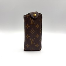 LOUIS VUITTON Etuilunette PM glasses case Brown PVC M66545