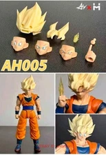 Dragon Ball Z Air x HM Studio Hairs Faces & Hands & Peg AH005 For Custom Figures