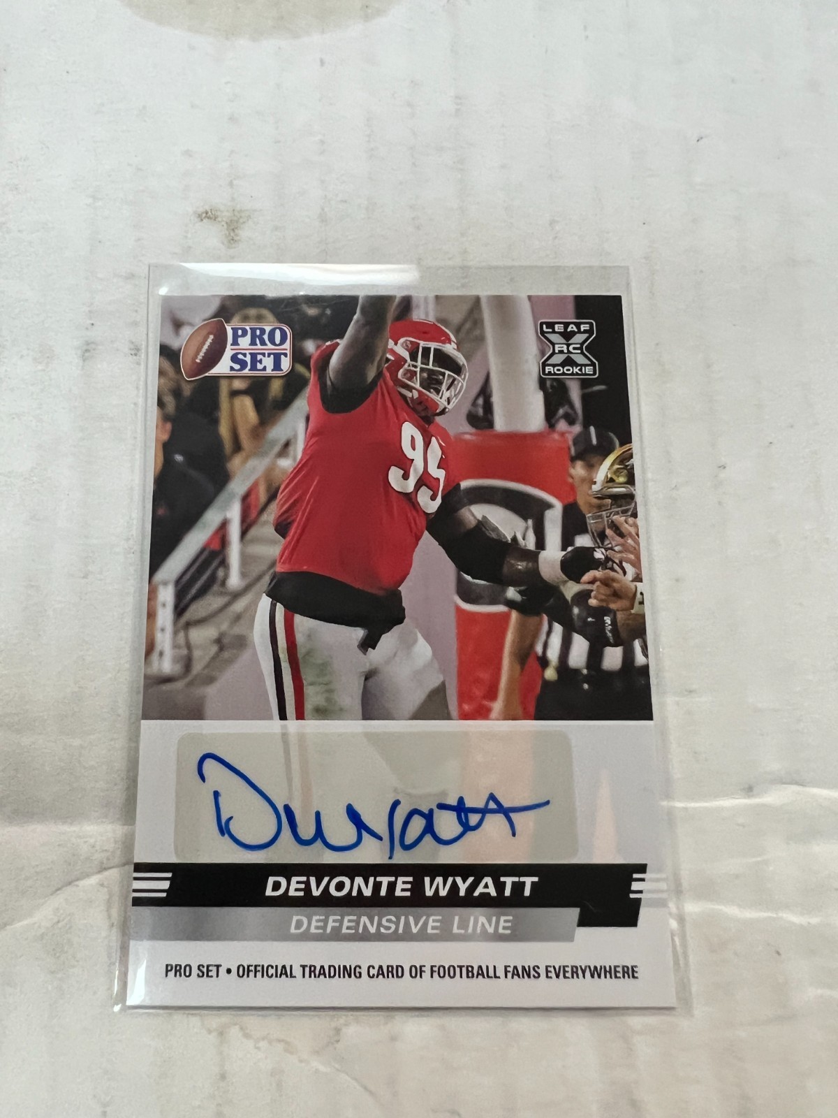 Devonte Wyatt 2022 Leaf Pro Set XRC Auto #PSA-DW2 NrMt