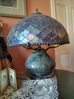 Tiffany Style Vintage Dragonfly Table Lamp