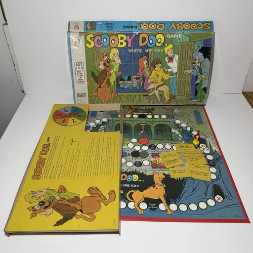 Vintage 1973 Scooby Doo Where Are You! Board Game Milton Bradley *100% COMPLETE*