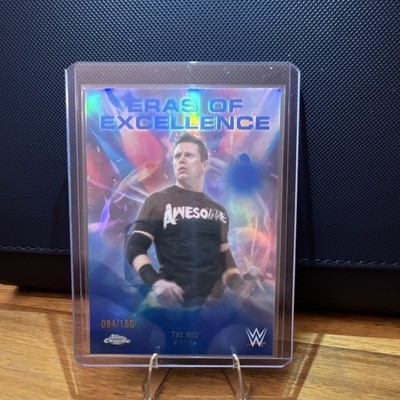 Topps 2026 Chrome WWE The Miz Eras of Excellence #ERA-1 Blue Refractor /150