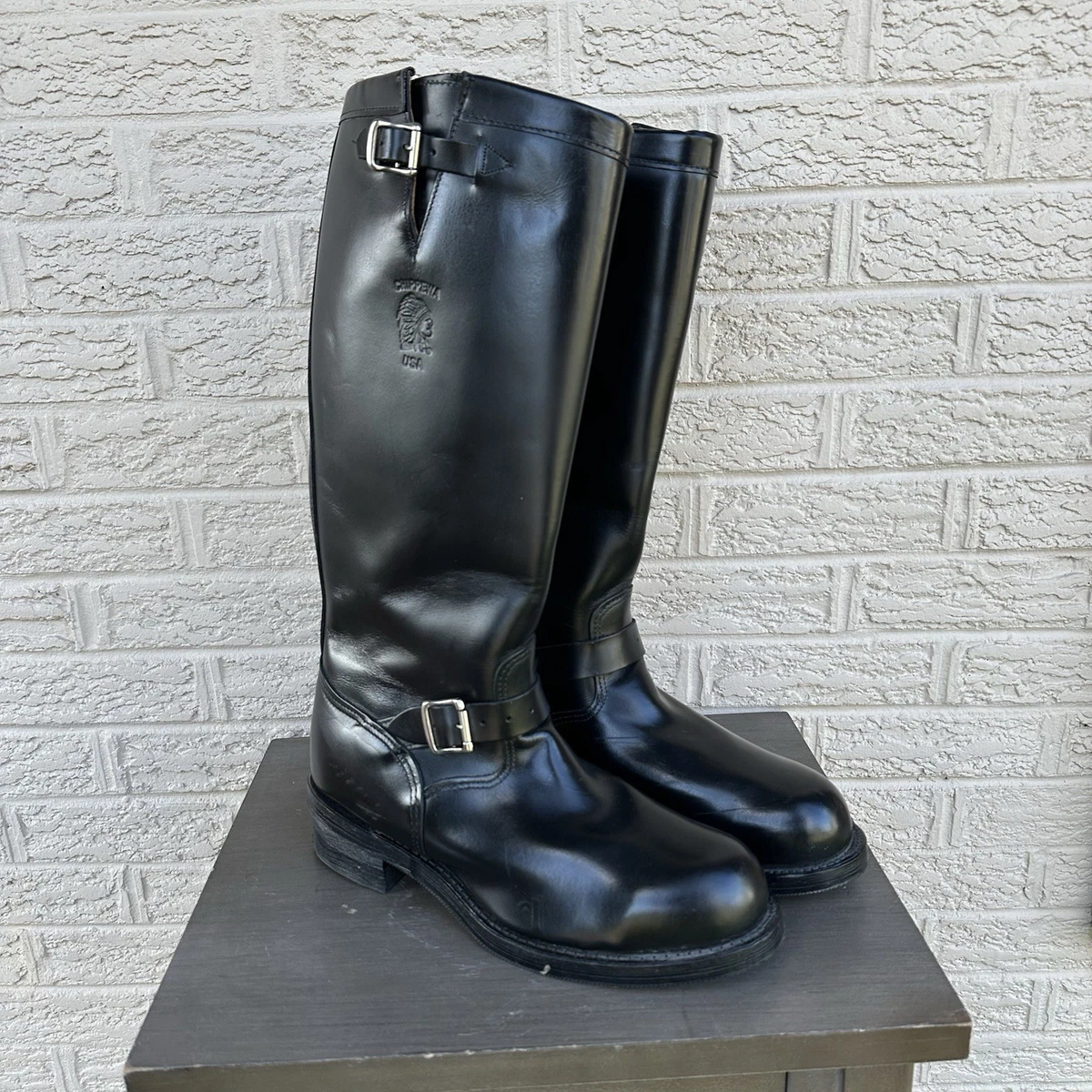 USA Made Chippewa Steel Toe Tall Engineer Boot Motorcycle Boots
