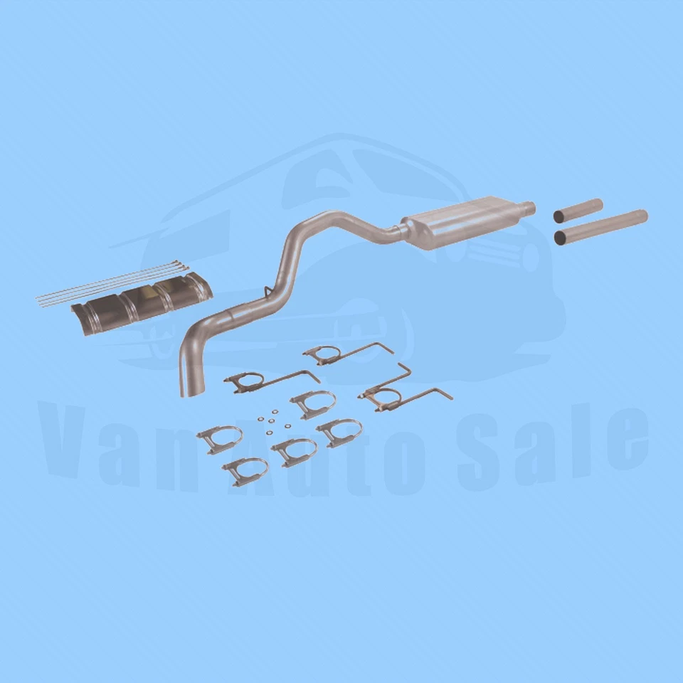 Kit de sistema de escape FlowMaster para Ford F-250 HD 1997 Foto 2 de 3