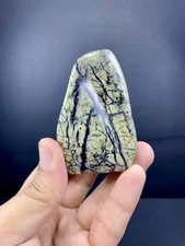 196 Gram Jungle Green Serpentine Freeform From Pakistan