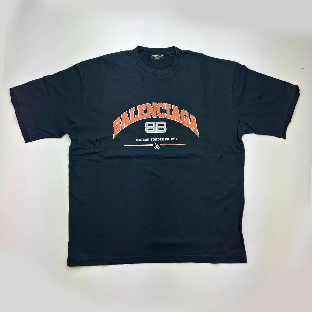 Balenciaga — BALENCIAGA Maison Logo T-Shirt Black Oversize Fit Portugal Size XS