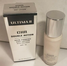 ULTIMA II ll CHR Double Action Day Lotion Collagen Ceramides 1 oz RARE!