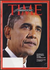 NOVEMBER 17 2008 TIME MAGAZINE, COMMEMORATIVE ISSUE PRESIDENT-ELECT OBAMA