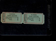 1966 Florida Park Service Tickets