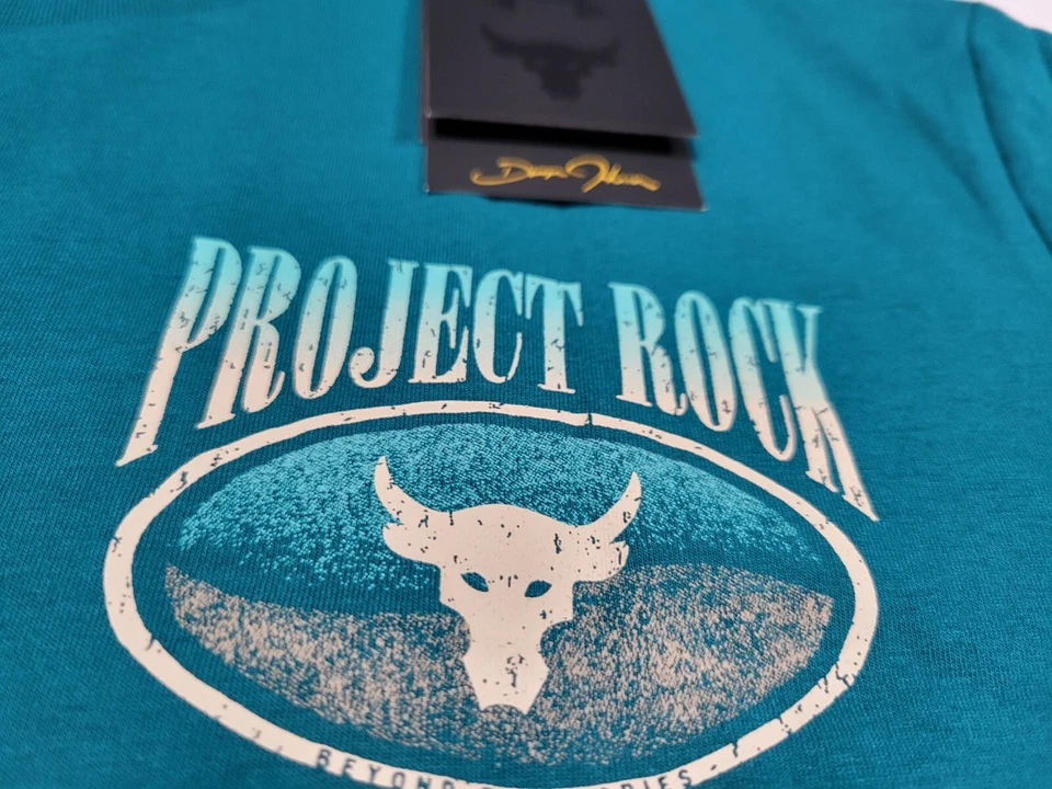 Camisa Project Rock Under Armour The Rock para hombre Rock Day 1383221-449 verde pino Foto 4 de 4