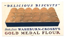 Washburn Crosby's Gold Medal Flour Biscuit Recipe- Minneapolis MN - Vintage Ad