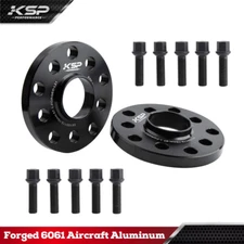 2x 15mm 5x100/ 5x112 Hub Centric Wheel Spacers For Audi A3 TT RS VW Golf Passat