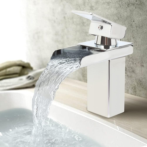 Miscelatore per Lavabo Rubinetti per Bagno Miscelatore a Cascata Miscelatore Mon - Foto 12 di 12