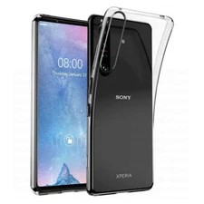 For Sony Xperia 10 III 5 IV 1 V 8 Clear Shockproof Soft TPU Phone Case Cover