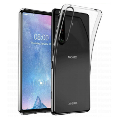 For Sony Xperia 10 III 5 IV 1 V Pro I 8 Clear Shockproof Soft TPU Phone Case