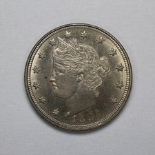 1883 Liberty Nickel No Cents Uncirculated