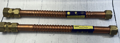 Brass Craft Copper-Flex Connectors (2) 3/4''F.I.P. x 3/4''F.I.P. WBOO Lot Of 2 New