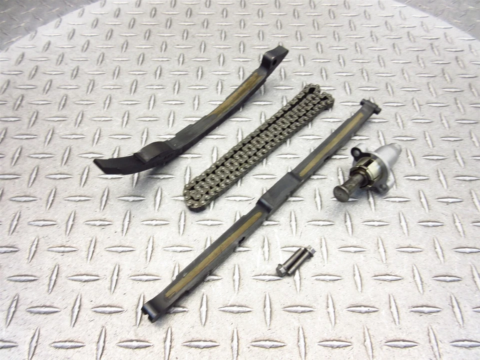 Lote de guías tensores de cadena de distribución de leva Yamaha Fazer FZ1 FZS1 FZS1000 2003 01-05 Foto 4 de 4