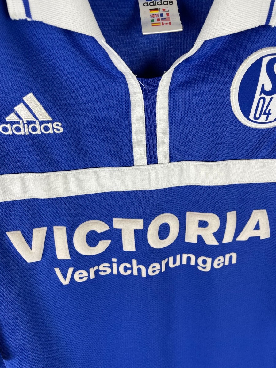 Maillot Domicile FC Schalke 04 2001/02 - Gerald Asamoah - Adidas - Taille L