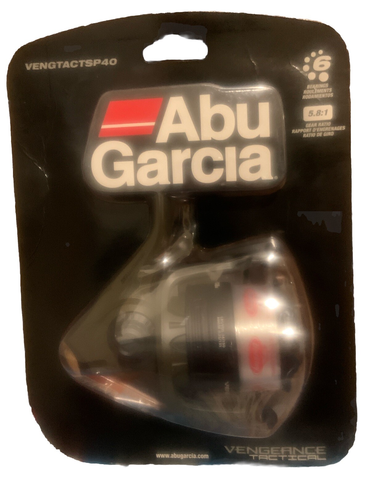 Abu Garcia VENGTACTSP40 Spinning Reel-5.8:1 Gear Ratio-FREE 