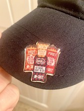 Taco Bell Hat Pin Mild Fire Hot Diablo Sauce rare live mas SEE MY OTHER ITEMS