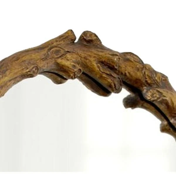 Large BIRD BRANCH ARCH 37" Wall Mirror Vanity Mantle Luxury Tree Natural - Image 4 of 4