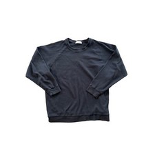 ZENANA Large Black Pullover Sweatshirt Crew Neck Lightweight