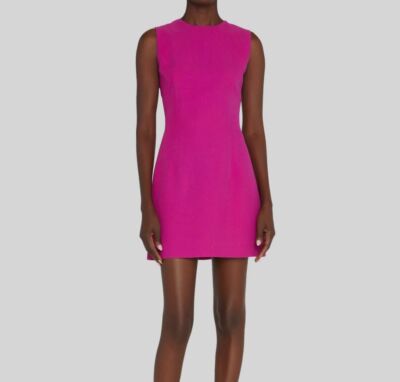 andrew gn dress pink Silk Long Dress
