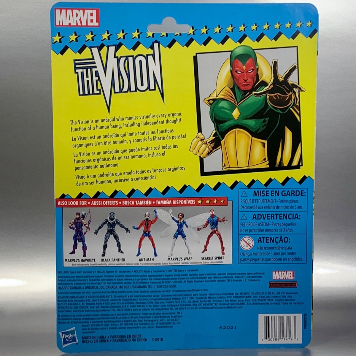 Hasbro Marvel Retro Collection The Vision – Action Figure 6 Pollici (15 Cm) - 2