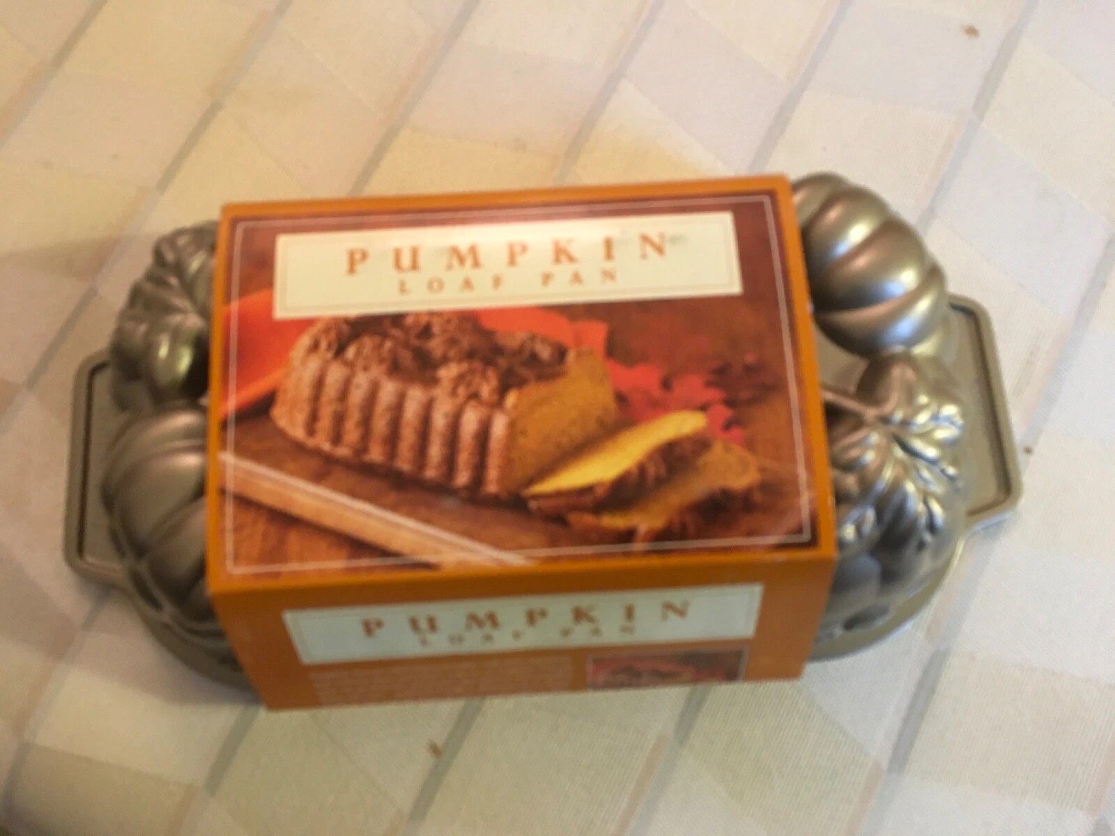 Nordic Ware for William Sonoma Pumpkin Patch Loaf Pan NOS 2004 - Free Shipping!
