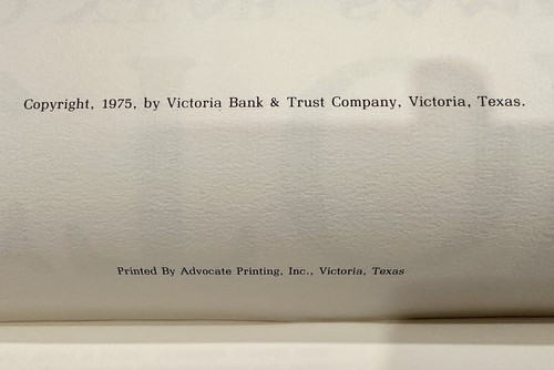 RARE Victoria Texas a 300yr. Pictorial History Sampler ART Signed Tom Jones - Picture 9 of 15