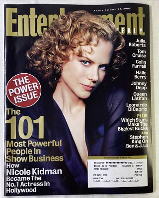 Entertainment Weekly #734 October 2003 101 Most Powerful Show Business Magazine