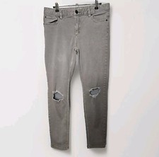 We The Free Gray Jeans Distressed Free People Size 30 EUC Free People